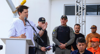 Caiado e Daniel entregam novo Batalhão da Polícia Militar em Posse